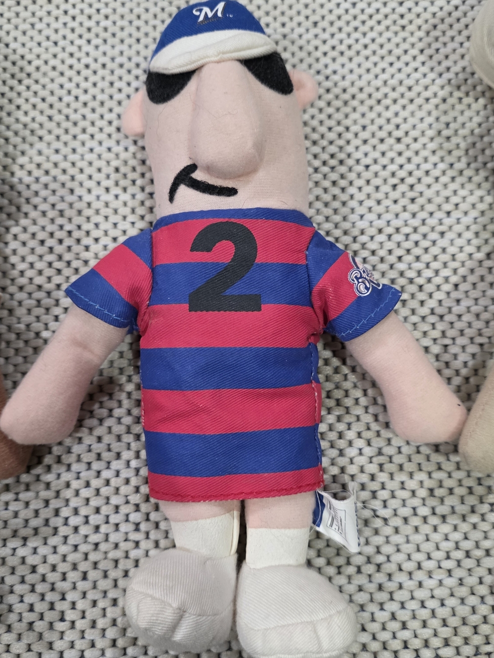 Vintage Milwaukee Brewers Racing Sausages Plush Dolls - Lot of 4 (#1, #2, #3, #4 - Picture 4 of 12
